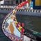 Traditional Portuguese boat with colorfully painted bow