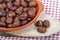 traditional portuguese dish of roasted chestnuts