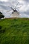 A traditional Portuguese windmill near the Algarve town of Odeceixe, Portugal