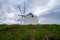 A traditional Portuguese windmill near the Algarve town of Odeceixe, Portugal