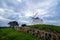 A traditional Portuguese windmill near the Algarve town of Odeceixe, Portugal