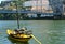 Traditional Portwine transport boat on the Douro river