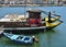 Traditional Portwine transport boat on the Douro river