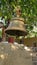 Traditional prayer Bell on Indian home and temple