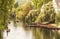 Traditional punt boats in Tubingen aka Tuebingen