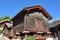 Traditional Raised Barns in Naters, Near Brig, Switzerland