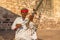 Traditional Rajasthani musician