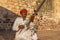 Traditional Rajasthani musician