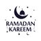 Traditional ramadan kareem art month celebration greeting card festival design vector