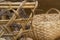 Traditional rattan baskets