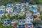 Traditional residential houses at Mount Victoria in Wellington, New Zealand