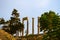 Traditional Roman columns with Corinthian capitals in Byblos, Lebanon