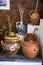 Traditional Romanian earthenware pottery in Buzau - Romania