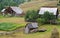 Traditional romanian mountain village