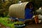 Traditional Romany Gypsy Caravan , Totnes, Devon, Uk