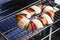 Traditional rosca de reyes or epiphany cake on the oven in kitchen at home for Kings Day in Mexico Latin America