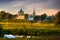 Traditional russian churches in countryside