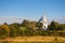 Traditional russian churches and countryside view in Suzdal, Russia