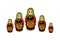 Traditional Russian souvenir nesting dolls