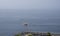 Traditional sail boat in the ocean off los gigantes Canary Islands Tenerife Spain.