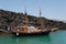 Traditional sailing boat in Greece