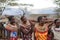 Traditional Samburu women in Kenya