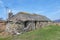 Traditional scottish thatched croft house