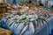 Traditional seafood street market in Sicily, Italy