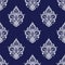 Traditional seamless Asian damask pattern