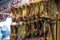 Traditional shoes at Mutrah Souq, Muscat, Oman