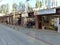 Traditional shoping street of Leh, capital of Ladakh in India.