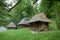 Traditional slovak village in the mountains