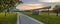 Traditional Slovenian hay rack along countryside road