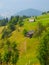 Traditional Slovenian mountain landscape