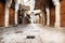 Traditional Souks street with roof in Tripoli, Lebanon