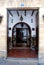 Traditional Spanish building entrance courtyard, Baeza, Spain.