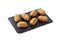Traditional spanish fried croquettes isolated