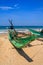 Traditional, Sri Lankan fishing boat, beach, COlombo, Sri Lanka