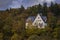 Traditional standalone multi story private house in the middle of the woods in Clervaux, Luxembourg