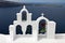 Traditional steeple at Santorini island