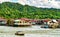 Traditional stilt village Kampong Ayer on the Brunei River in Bandar Seri Begawan