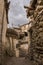 Traditional stone buildings in Muktinath village in Upper Mustang