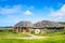 Traditional stone farmhouse at Skye Museum of Island Life, Isle of Skye, Scotland