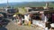 traditional stone houses old turkish villages around Assos, Canakkale, Turkey