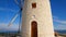 Traditional Stone Windmill on Greek Island of Corfu, Greece