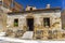 Traditional stoned houses at the coastal village of Gerolimenas and the old harbor. It is a small picturesque fishing village in