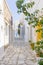 Traditional street in Tinos Island,Greece