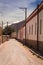 Traditional street with typical houses in Tilcara, Argentina