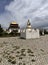 Traditional stupa in traditional sacred place - Mongolia,Gandan Khiid Buddhist Monastery Complex in Mongolia