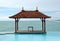 Traditional style hut at sea view swimming pool